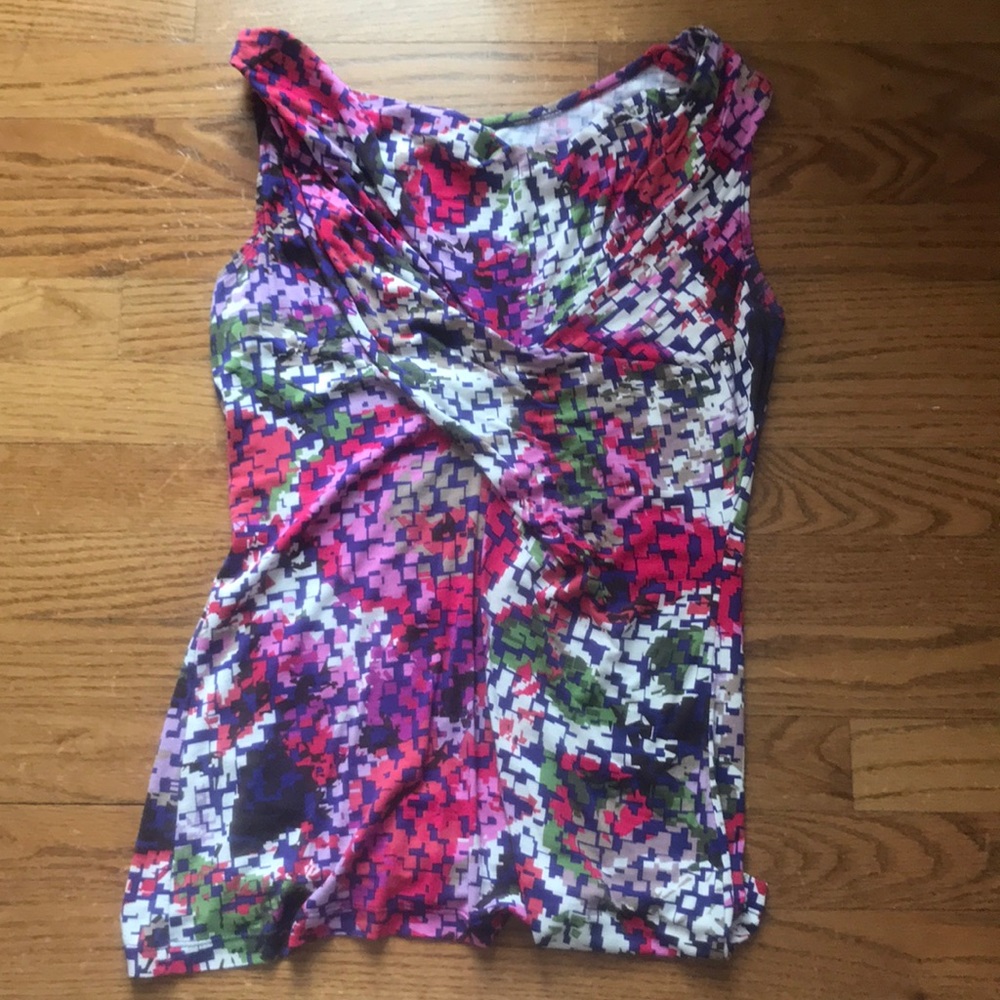 Multicolor cotton blouse